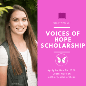Voices of hope scholarship and an image